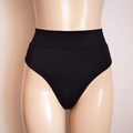 High Waisted Bikini Bottoms, Higher Legs Swimwear, Women Banded Bikinis