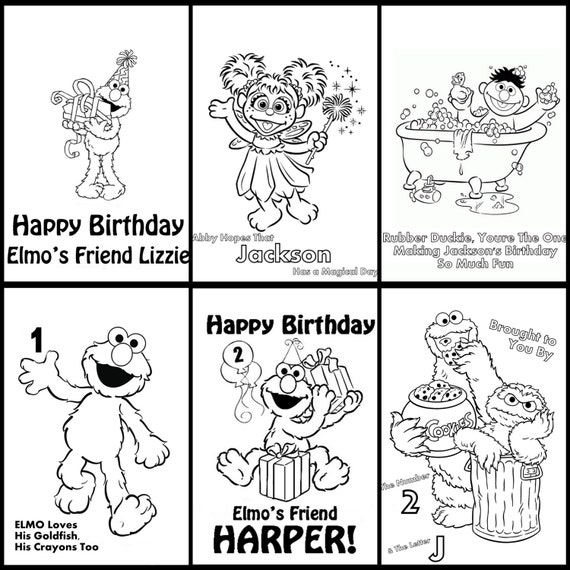 52+ Happy Birthday Elmo Coloring Book HD