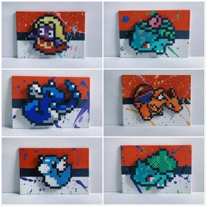Charizard Pokemon Pixel Art Painting - Etsy