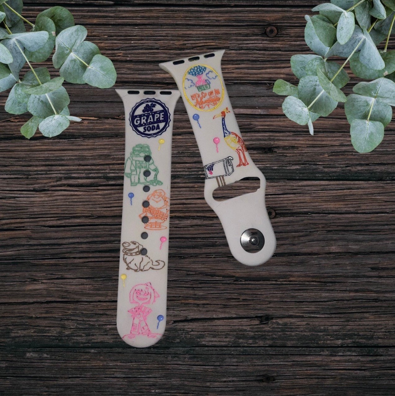 ☆US Disney Parks☆Apple Watchストラップ カールじいさん UP Disney】Pixar カールじいさんの空飛ぶ家 Apple Watch バンド