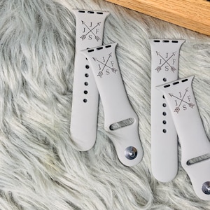 Couple initials Smart Watch Band