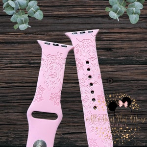 Highland cow Watch Band