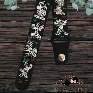Halloween Glow in the Dark Mouse Watch Band with silicone Ink