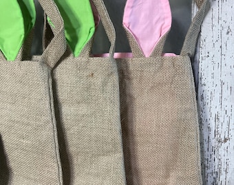 Burlap Easter Basket Blank