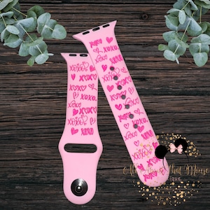 Correa para reloj inteligente XOXO Valentines con tinta permanente