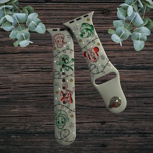 Christmas Fab mouse 5 Smart Watch Band with permanent ink