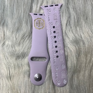 Hollywood park Smart Watch Band with silicone ink