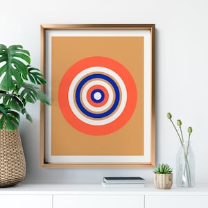 Circle Art Print - Target Print