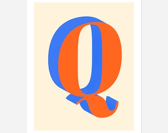 The Letter Q Art Print