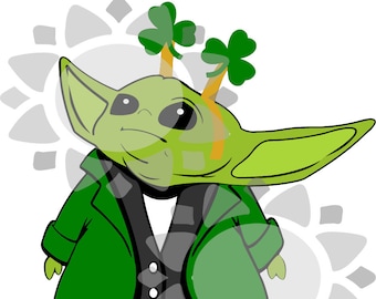 Download Yoda St Patrick Svg Etsy