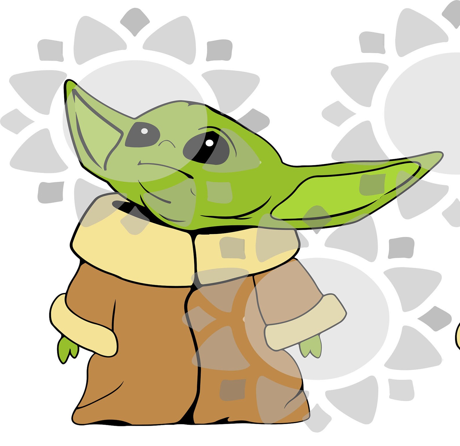 Download SVG Easter Baby Yoda Grogu avec Bunny Ears PNG JPEG | Etsy