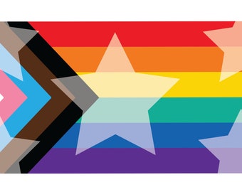 SVG New Pride Flag