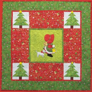 PDF Download - Christmas Star Sunbonnet Sue Wall Hanging Pattern