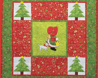 Christmas Star Sunbonnet Sue Wall Hanging Pattern