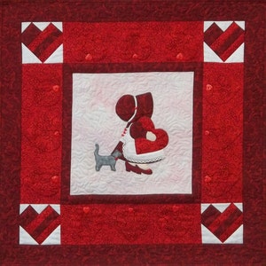 Sunbonnet Sue Valentine Wall Hanging Pattern