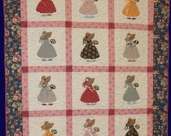 Sunbonnet Sue - Strawbonnet Sue Quilt Pattern