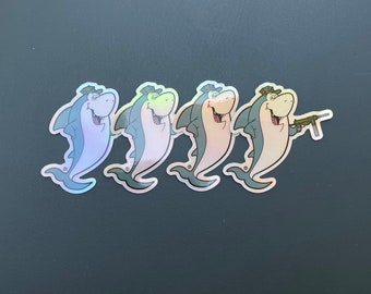 4 Jabberjaw Holographic Decals