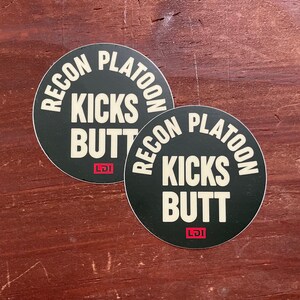 Recon Platoon Decal Pair