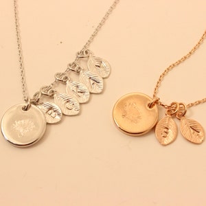 Family Tree of life necklace, personalized initial gift for mom, Grandma Nana Mother day gift sister gift, silver, gold, rose gold necklace