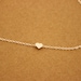 Tiny heart Anklet, Delicate anklet, dainry anklet, thin gold anklet, ankle bracelet, dainty anklet, bridesmaid gift, summer, beach