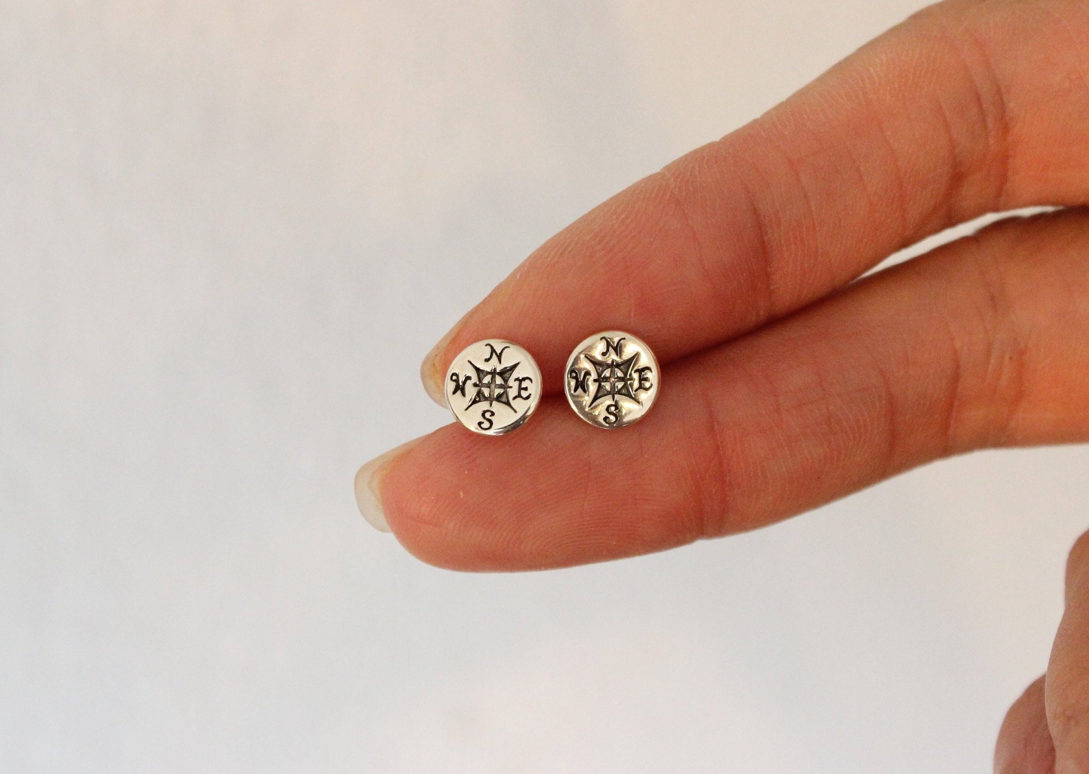Gps Earring Etsy