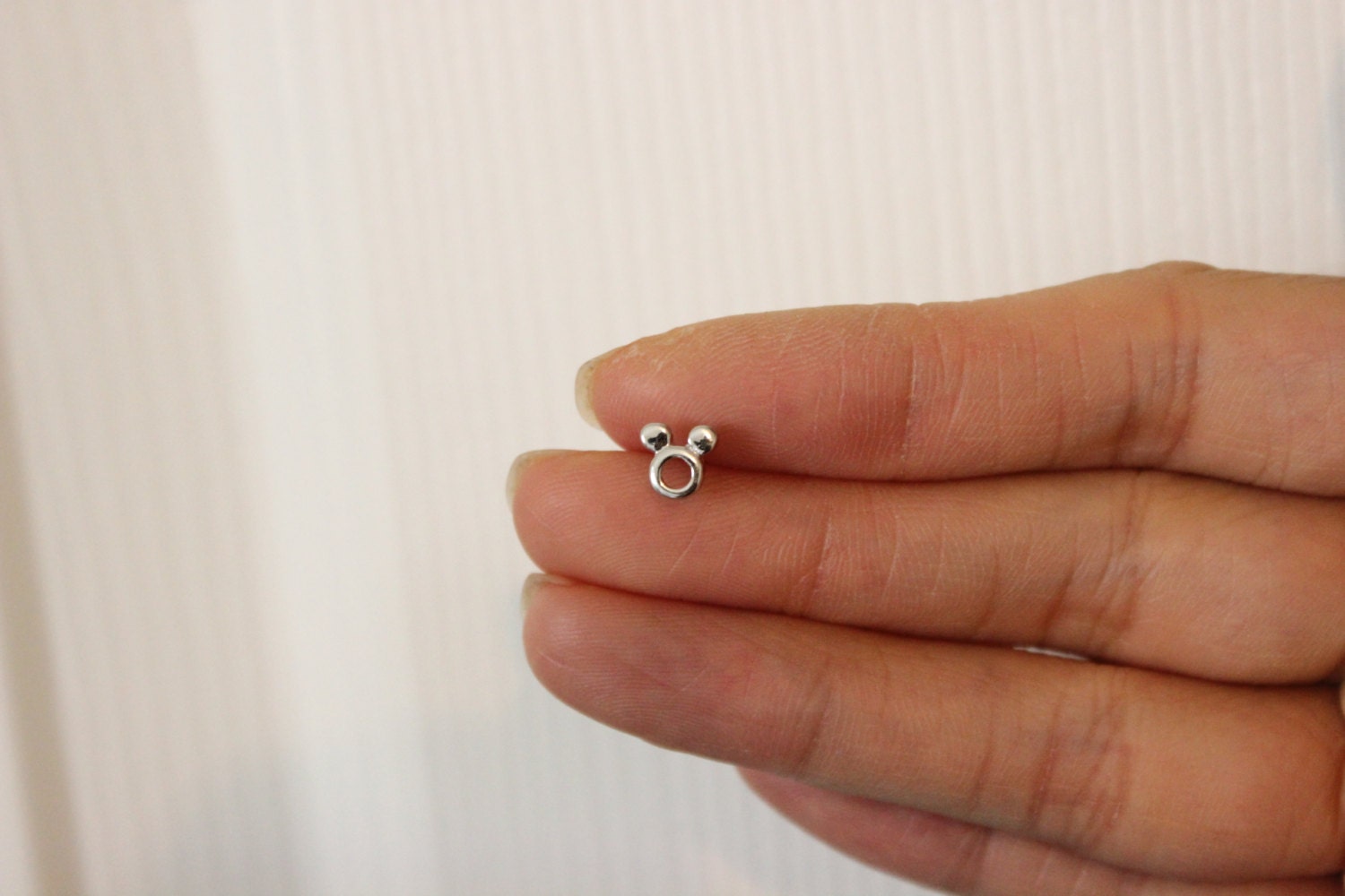 Tiny Mickey Mouse Cartilage Earring Mouse Tragus Earring Nose - Etsy