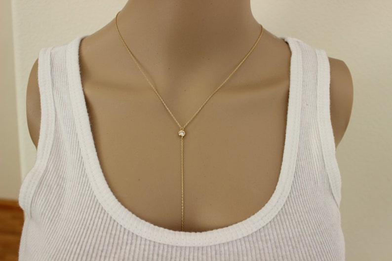 CZ Lariat Bracelet