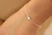 tiny silver heart bracelet, gold dainty cz bracelet, rose gold delicate bracelet, bridesmaid gift, minimalist, thin bracelet, sister gift 