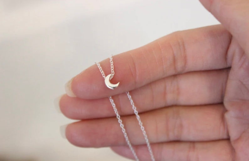 sterling silver star necklace, tiny star charm, dainty delicate silver star necklace, star charm necklace, minimalist, everyday jewelry image 5