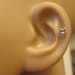 Tiny Itsy Bitsy Spider Cartilage Earring, Spider Tragus earring, Nose stud, Helix earring, silver cartilage earring 