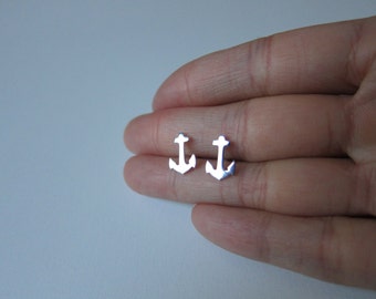 Sterling silver Anchor, Nautical Jewelry.