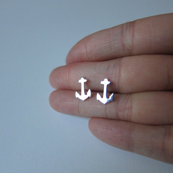 Sterling silver Anchor, Nautical Jewelry.