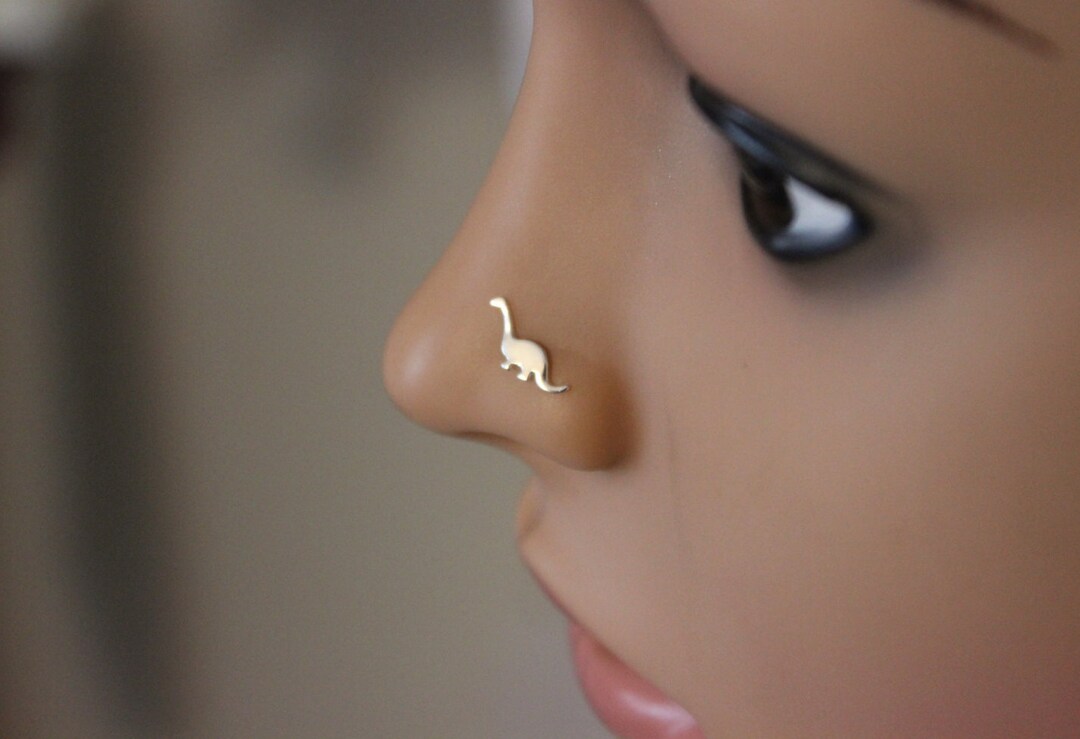 Dinosaur nose stud deals