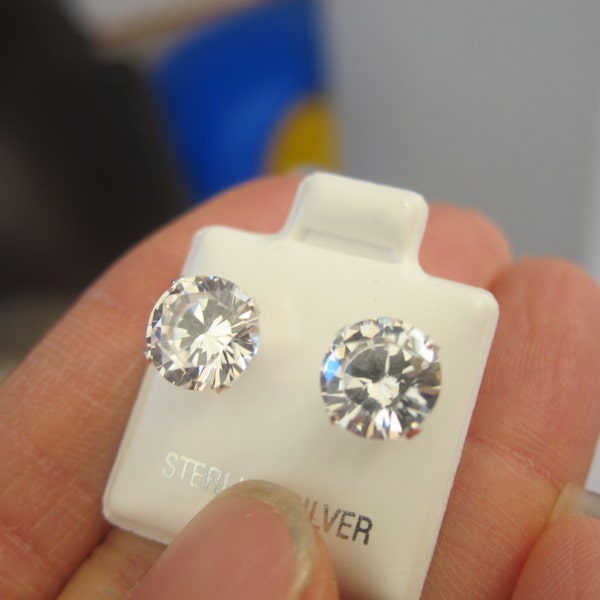 Fake Diamond Earrings Etsy