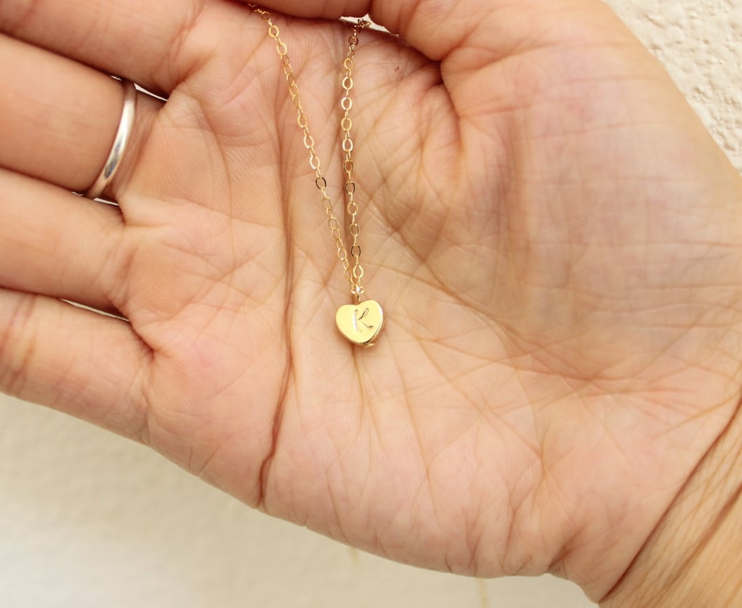 ★21-22新作★DEEPBROW★initial and heart necklace Heart Within A Heart Necklace 2025 | www.urbag.ws