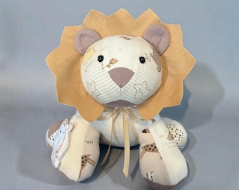 Keepsake Memory Lion from your Baby Clothes