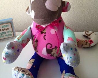 Keepsake Monkey from your Baby Clothes