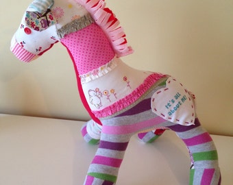 Keepsake Memory Giraffe from your Baby Clothes