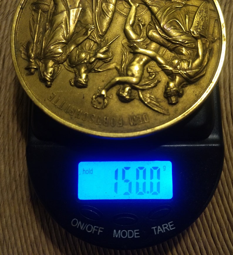 REDUCED & FREE SHIPPING....Antique Austrian 1873 Brass Metal image 5