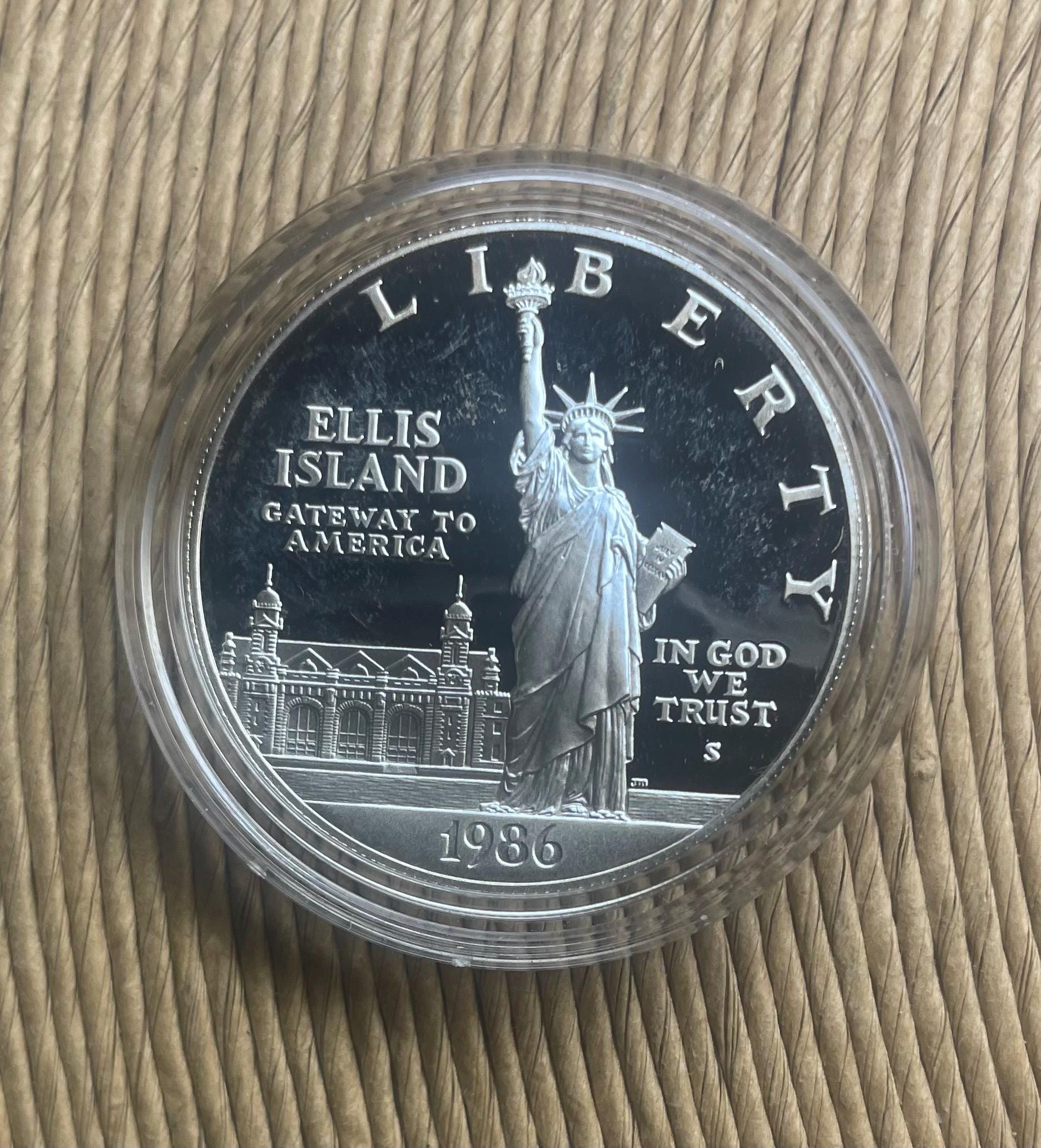 Ellis Island 1986 Liberty Coin - Etsy