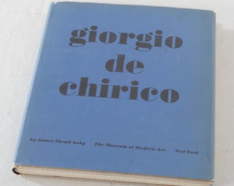 Giorgio De Chirico Hard Cover Book 1955 MOMA James Thrall Soby