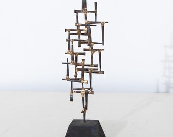 Brutalist Nail Art Sculpture 11.25"