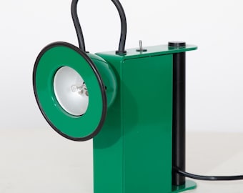 Vintage Minibox Lamp designed by Gae Aulenti for Stilnovo Milano (Italian plug/Us Adapter)