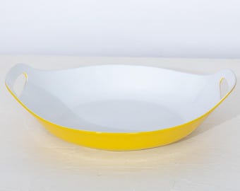 Large Copco Enamel Paella Pan Yellow Michael Lax