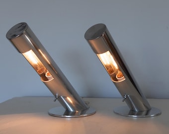 Aluminum Cylinder Table Lamps by Paul Mayen for Habitat