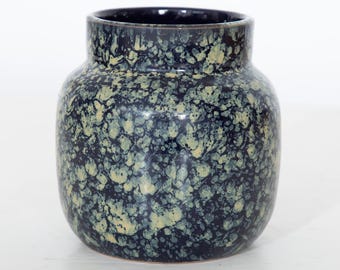 Small Jar Made in Italy Sponge Ware 4.5" x 4.5" Bitossi Style