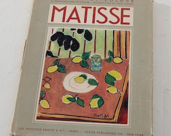 Paintings and Drawings of Matisse Hardcover Book 1948