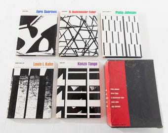 1962 Makers of Contemporary Architecture Philip Johnson Kenzo Tange Eero Saarinen