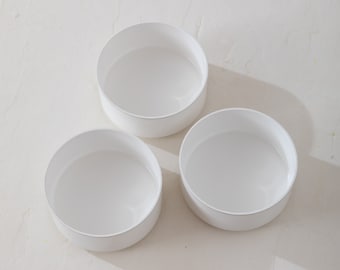 Heller Max Bowl Set of 3 by Massimo Vignelli White