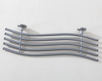Wavy Metal Shelf Wall Mount Post Modern